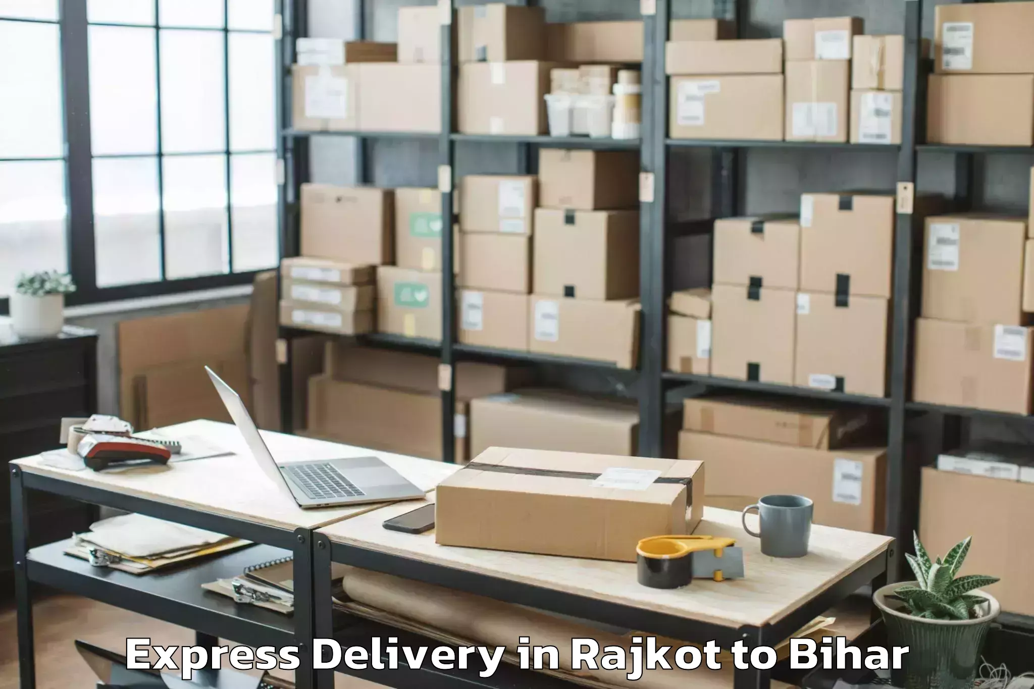 Quality Rajkot to Jagdishpur Bhojpur Express Delivery